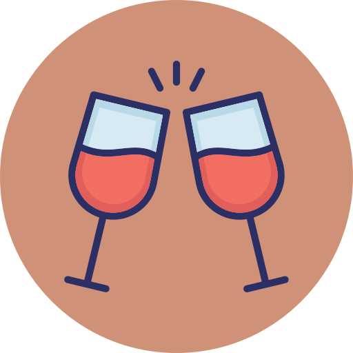 copas de vino icono gratis