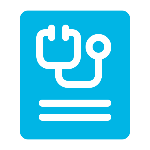 informe médico icono gratis