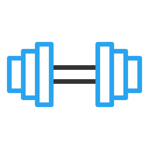 Dumbbell free icon