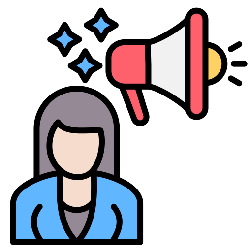 hombre de influencia icono gratis