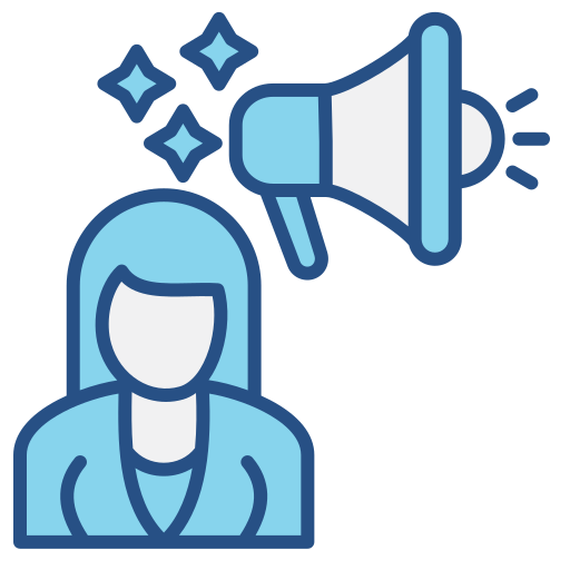 hombre de influencia icono gratis