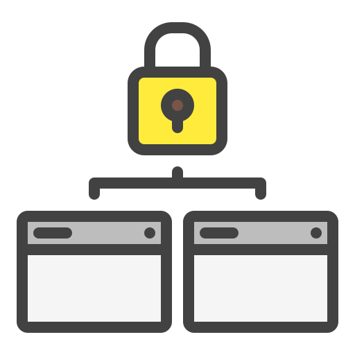 seguridad de la base de datos icono gratis