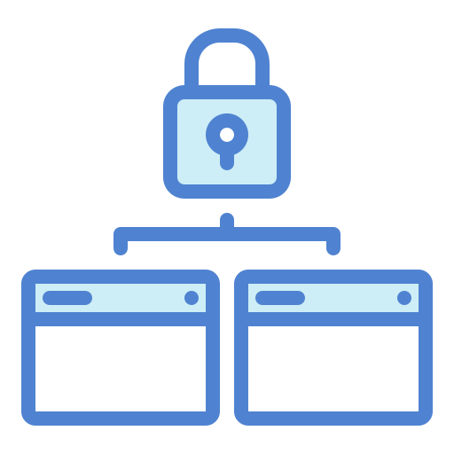 seguridad de la base de datos icono gratis