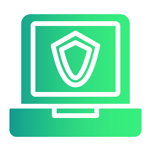 seguridad del portátil icono gratis