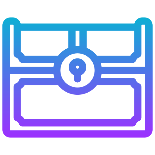 cofre del tesoro icono gratis