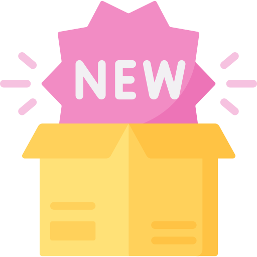 nuevo producto icono gratis