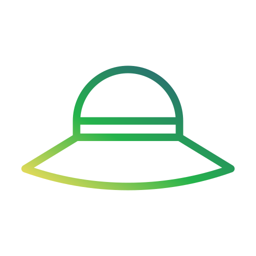 Sun hat free icon