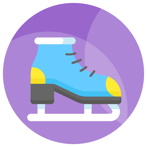 zapatos de patinaje sobre hielo icono gratis