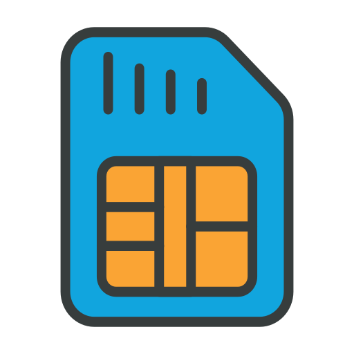 Tarjeta sim - Iconos gratis de tecnología