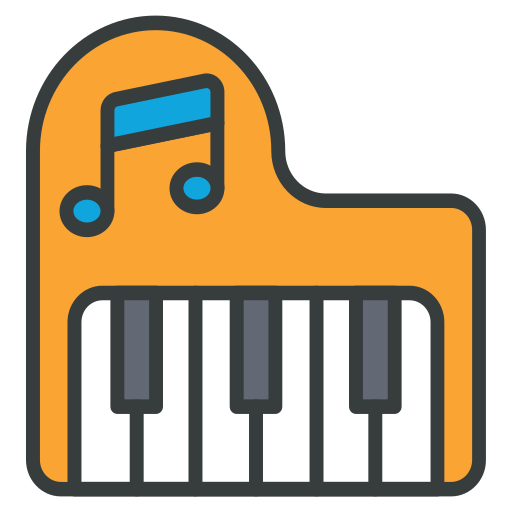 piano icono gratis