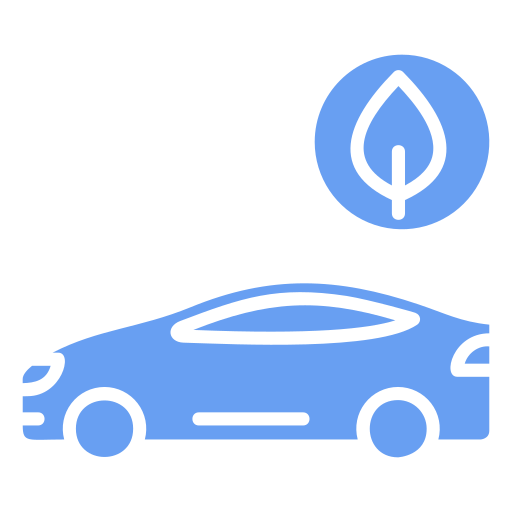 coche ecológico icono gratis