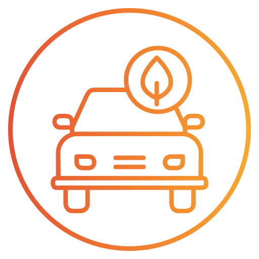 coche ecológico icono gratis