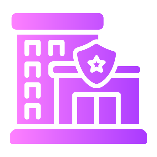 estación de policía icono gratis