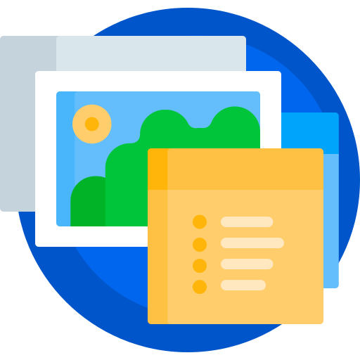 Mood board free icon Mood board free icon