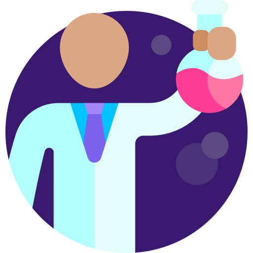 científico icono gratis