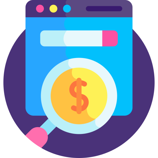 Paid search free icon