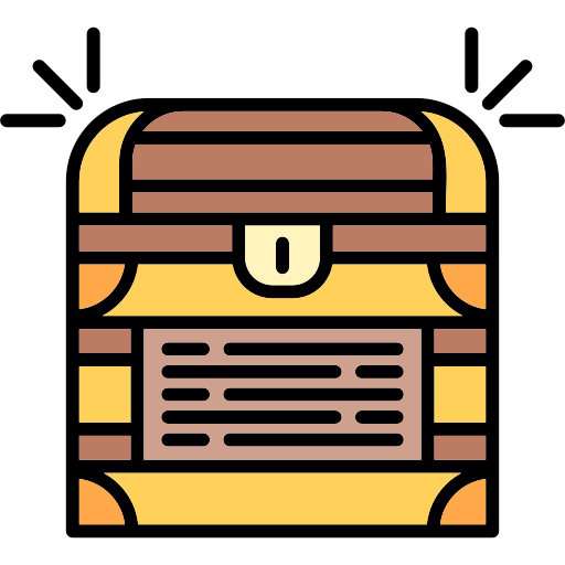 cofre del tesoro icono gratis