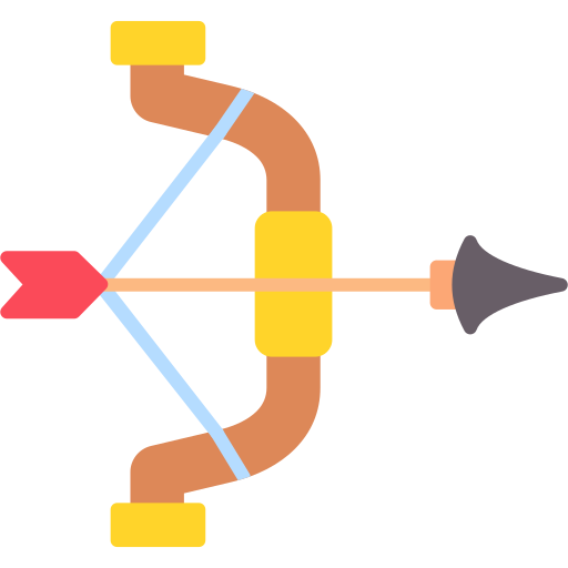 tiro al arco icono gratis