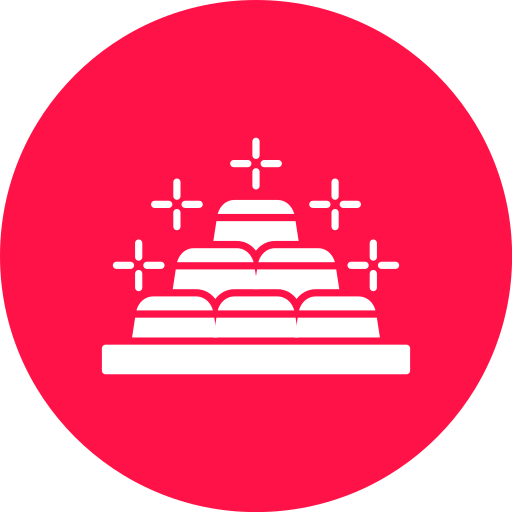 barra de oro icono gratis