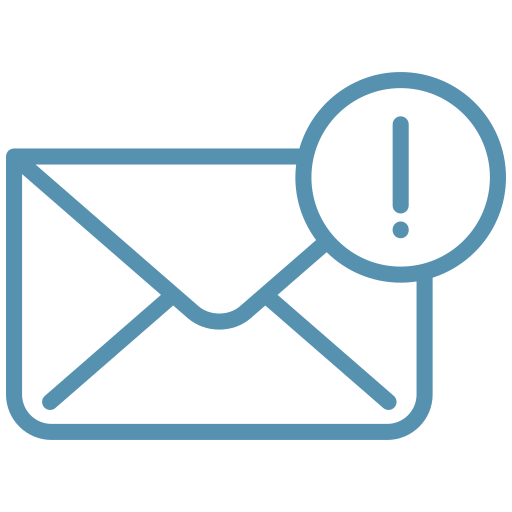 alerta de spam grátis ícone