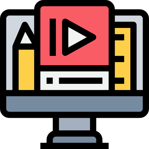 reproductor de video icono gratis