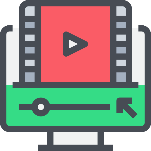 reproductor de video icono gratis