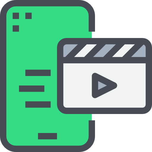 reproductor de video icono gratis