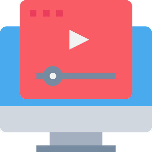 reproductor de video icono gratis