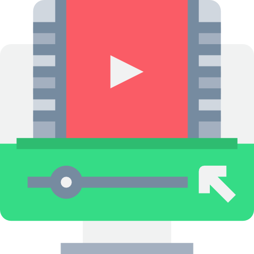 reproductor de video icono gratis