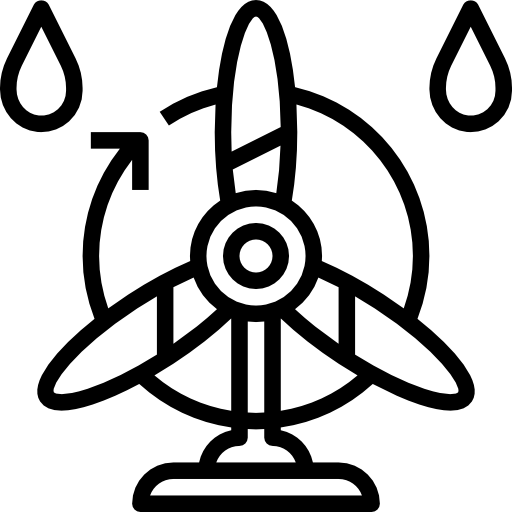 Wind turbine free icon