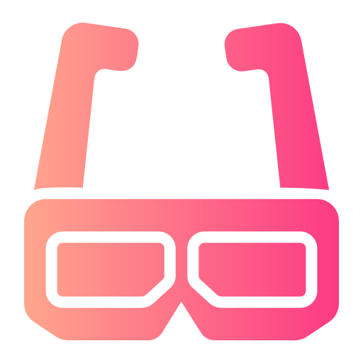 gafas 3d icono gratis