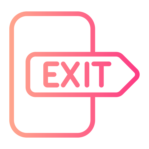 Exit - Free multimedia icons