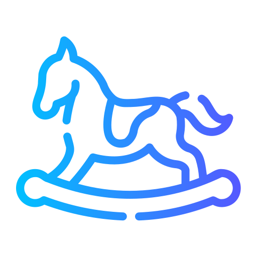 caballo mecedora icono gratis