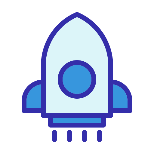 Rocket free icon Rocket free icon