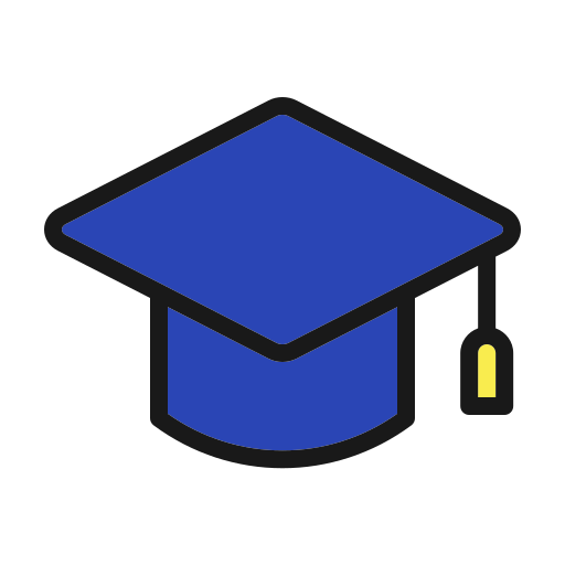 gorro de graduación icono gratis