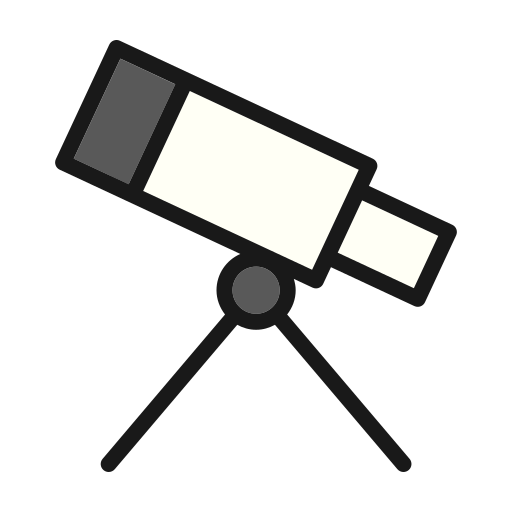 Telescope free icon Telescope free icon