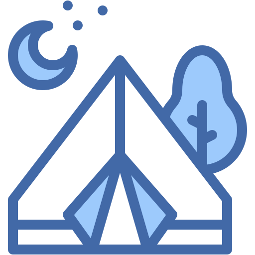 cámping icono gratis