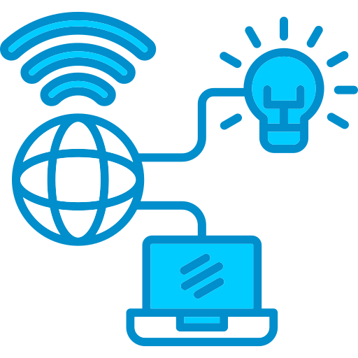 internet de las cosas icono gratis
