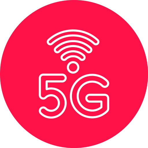 5g free icon 5g free icon