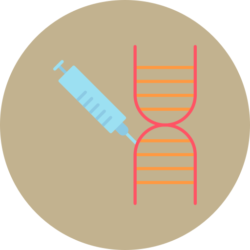 modificación genética icono gratis