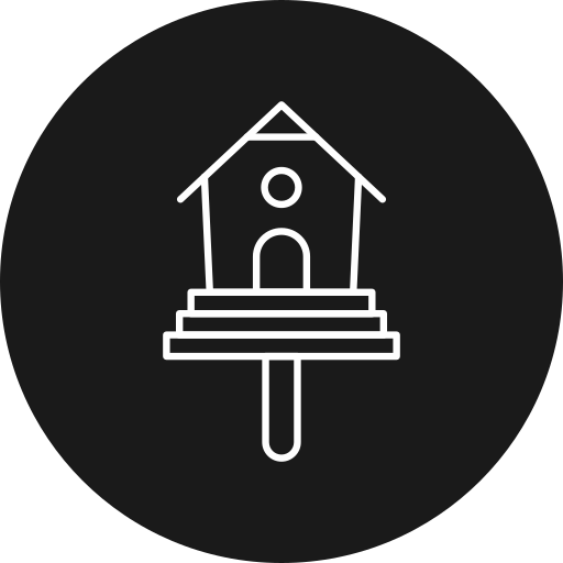 casa de pájaros icono gratis