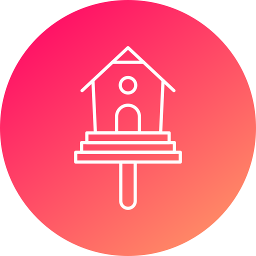 casa de pájaros icono gratis