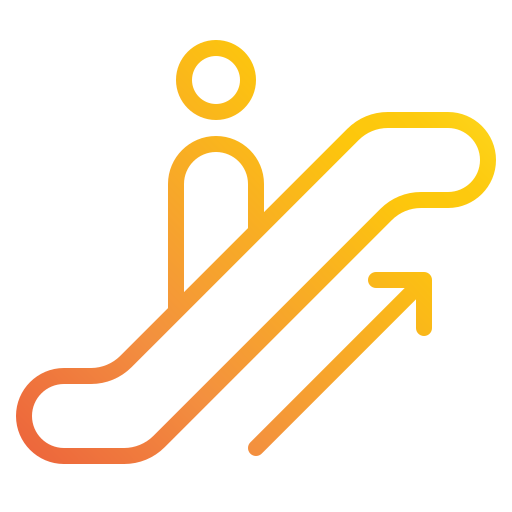 에스컬레이터 무료 아이콘