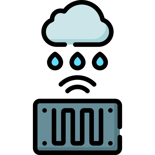 sensor de lluvia icono gratis