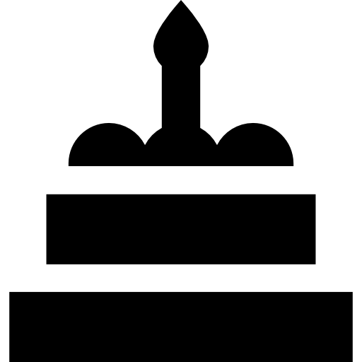 pastel de cumpleaños icono gratis