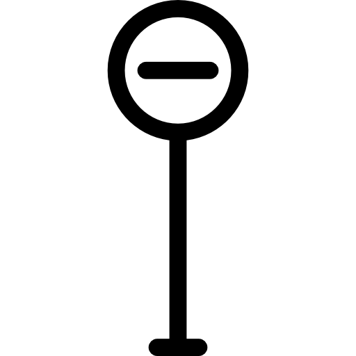 Prohibited way free icon