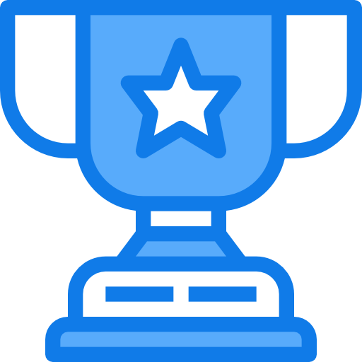 Trophy Justicon Blue icon