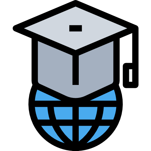 educación en línea icono gratis