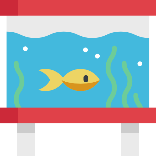 Rectangle Fish Tank Cartoon