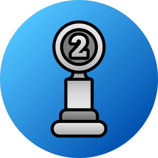 segundo lugar icono gratis